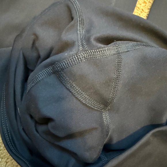 GIRLFRIEND COLLECTIVE Navy High Waist Yoga Flare Pants Sz S - Picture 6 of 8